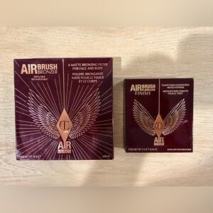 Charlotte Tilbury Airbrush Bronzer + Flawless Finish Powder | Shade 1 Fair | New